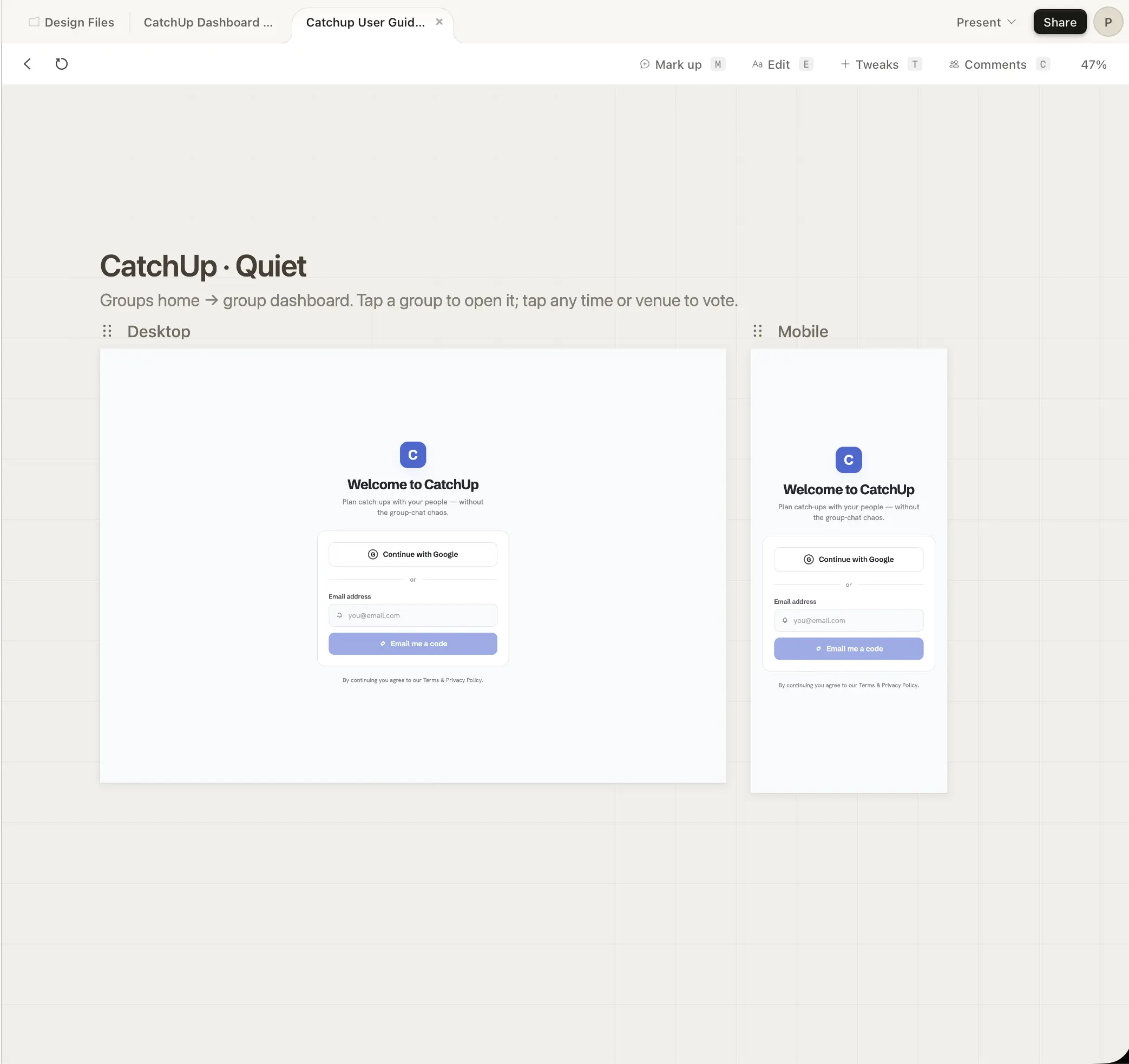 Iterating layouts and interface components inside the Claude Design editor Claude Design