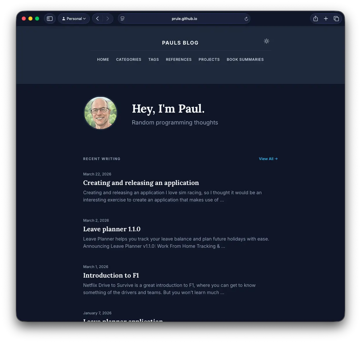 Dark mode